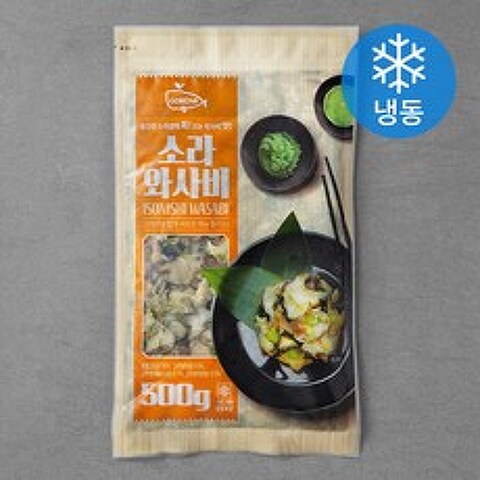 고래미 소라와사비 (냉동), 500g, 1개