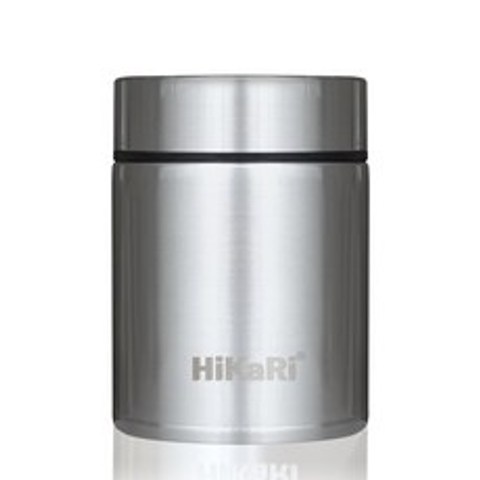 HiKaRi 스텐 보온 도시락통, 스테인레스, 200ml