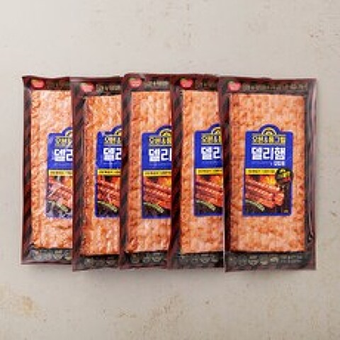 동원 오븐&통그릴 델리햄 김밥용, 150g, 5개