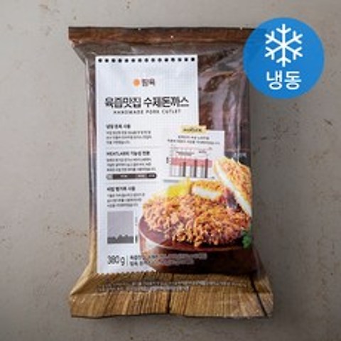 탐육 육즙맛집 수제돈까스 (냉동), 380g, 1개