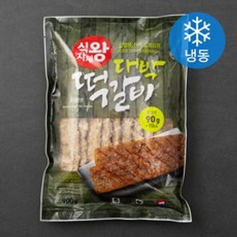 식자재왕 대박 떡갈비 (냉동), 900g, 1개