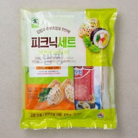 사조 피크닉 김밥 세트, 670g, 1세트