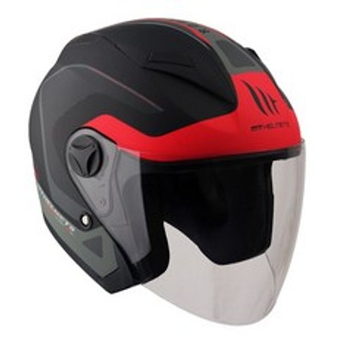 THELMETS BOULEVARD 헬멧, CROSSROAD BLACK + RED
