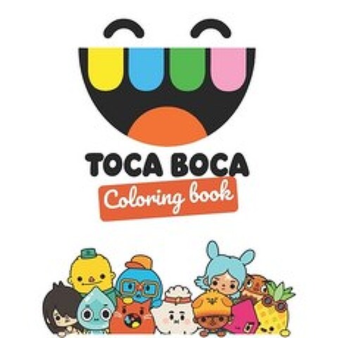 Toca Boca coloring book: Perfect christmas gift with +30 design and high quality paper for The Toca ... Paperback, Independently Published, English, 9798598459256