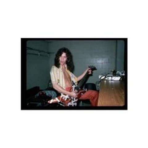 Photo Eddie Van Halen Guitarist Backstage Circa 1978., 본상품