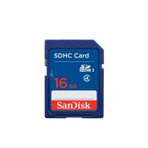 샌디스크 SD메모리카드 SDHC SDXC CLASS4 SDB 카메라 네비게이션 노트북 캐논, 16GB