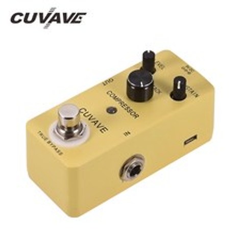 CUVAVE COMPRESSOR 클래식 압축기 기타 이펙트 페달 아연 합금 쉘 트루 바이패스
