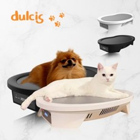 둘키스 dulcis 4계절 펫침대 (강아지 고양이 쿨매트 온매트) 침대, 블랙