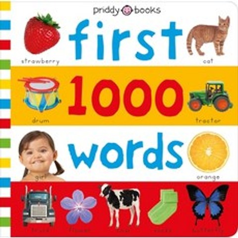 (영문도서) Priddy Learning: My First 1000 Words: A Photographic Catalog of Babys First Words Hardcover, Priddy Books Us