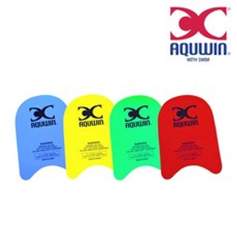 아쿠윈 킥판(킥보드) KB10 수영 훈련용 4가지 색상, Yellow