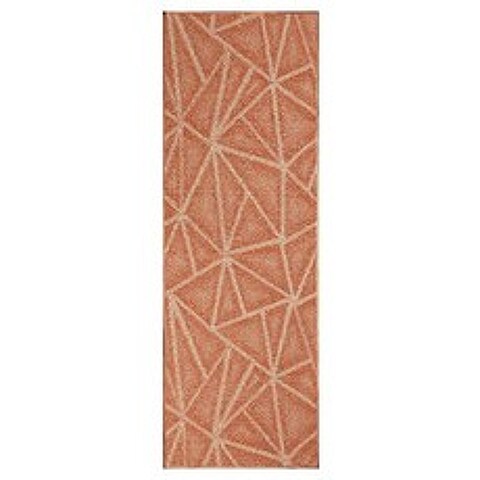 EOM Modern Indoor Outdoor Commercial Solid Color Rug - Rust 4 [4 x 38- Rust] - E083308N6XL7VZ9, 4 x 38- Rust