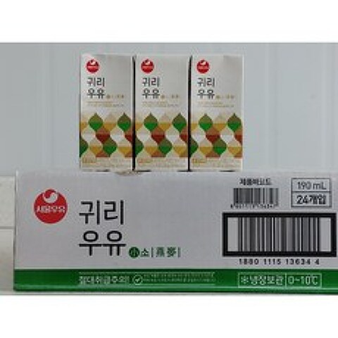 서울우유 귀리우유 190mL X24입 멀티팩 박스