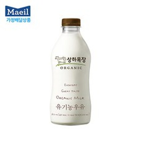 매일유업 상하목장 유기농 우유 750ml 가정배달, 6개월 72회(주3회-월/수/금)