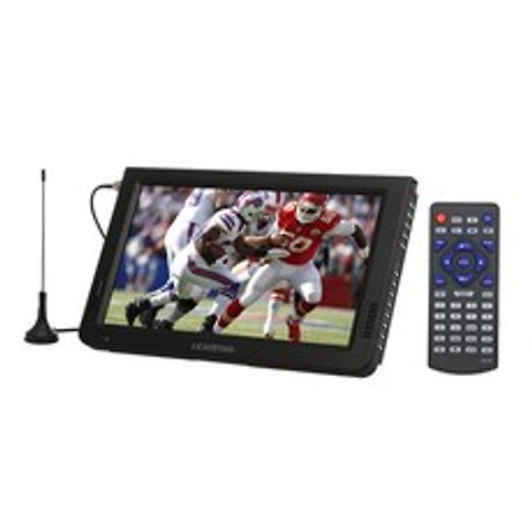 LEADSTAR 10 인치 휴대용 디지털 ATSC TFT HD 화면 Freeview LED TV 비디오 플레이어 자동차 캐러밴 캠핑 야외 또는 주방 지원 USB SD 카드, US Plug