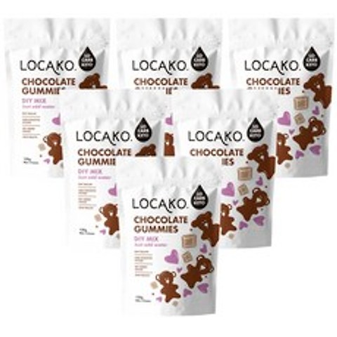 로카코 (Locako) 초콜렛 구미스 DIY 믹스 120g X 6개, 1세트, 720g