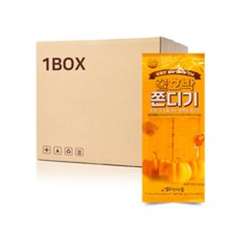 꿀호박 쫀디기 (130gX20개) 1Box, 1개