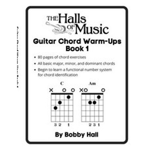 (영문도서) The Halls of Music Chord Warmups for Guitar Book 1 Paperback, Lulu.com, English, 9781678073978