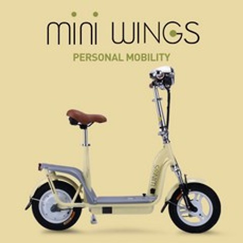 미니윙스 전기 스쿠터 전동 자전거 오토바이, 매트블랙