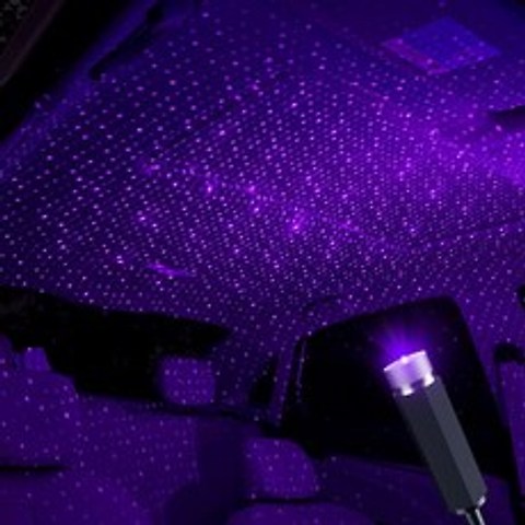 자동차 가정 천장 은하수 무드등 네온등 별빛 조명 블루, 1