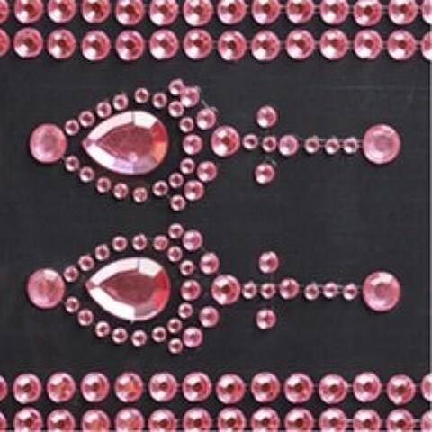 핸드폰 케이스 꾸미기 스티커 비즈 핑크 10개 만들기재료 공예 부자재