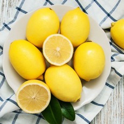 산정마을 정품 레몬 중과, 1박스, 레몬 10개(개당120g내외)