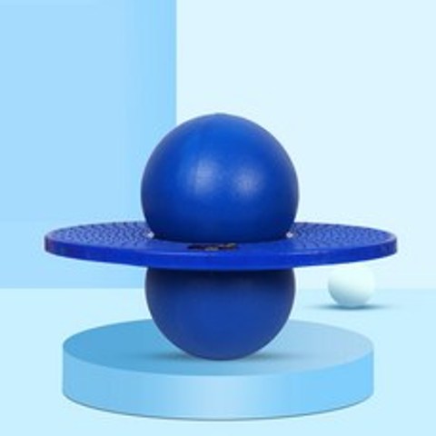 스카이콩콩 아동 점프 바운스 볼 승용완구 +공기 펌프 +바늘 TTQ-010, 블루