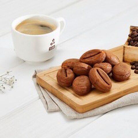 커피콩빵 50개 세가지맛 HACCP 알앤알 450g(약50개) [커피맛], 9g
