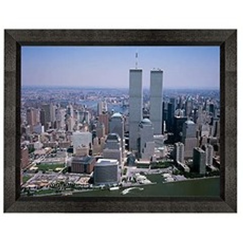 세계 무역 센터 타워 검은 덜 덜 스톡 사진 - 1980 년 역사 예술 - (11 x 14) - HemoRable (11
