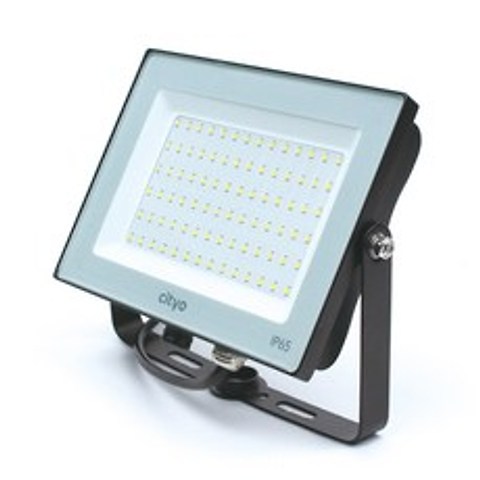 씨티 LED 사각 노출 투광등 50W 흑색바디 주광색