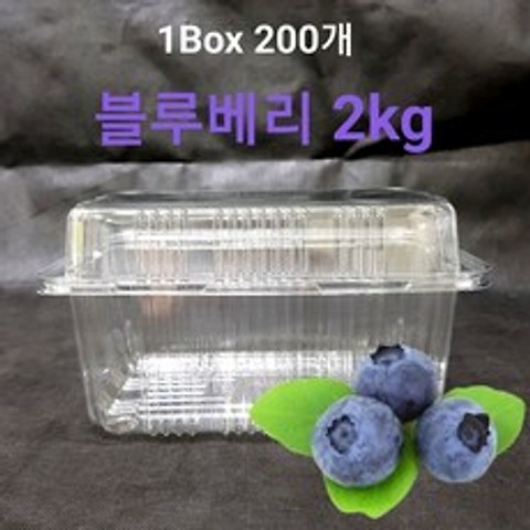 블루베리용기 2kg 과일용기 i-230 밀감 귤 자두 포도