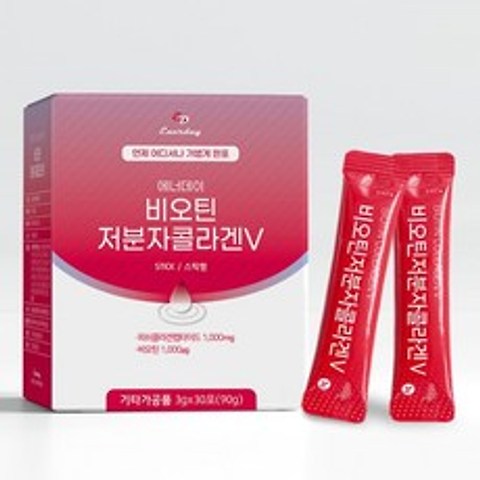 저분자 피쉬 피시 어류 콜라겐 펩타이드 비오틴 biotin 석류콜라겐 히알루론산 이너뷰티 아미노산 피쉬콜라겐펩타이드 가루 스틱, 비오틴콜라겐(30포), 1박스