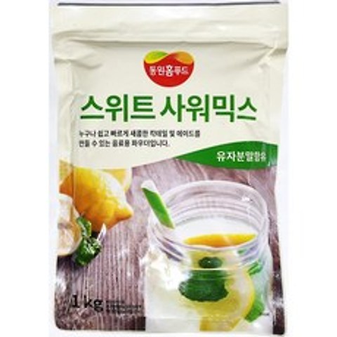 동원 스위트사워믹스 1KG 10 유자분말 칵테일 에이드, 1