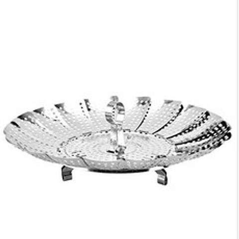 Good Life Stainless Steel Vegetable Steam Basket for Pot and Fans Basket 5-1 2 inc (yuansanjiaojia), yuansanjiaojia