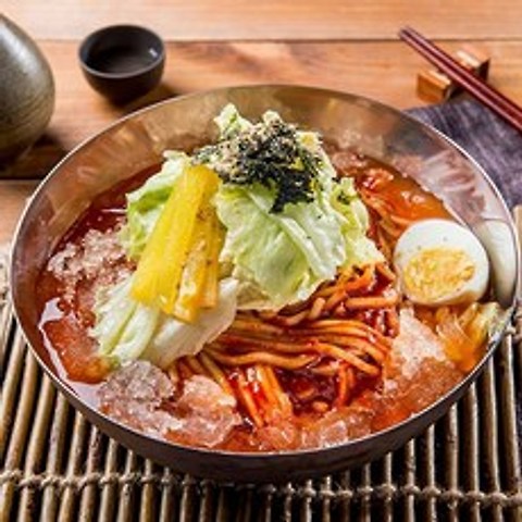 경북 영주 3대째 이어온 손맛의 쫄깃한 나드리 냉쫄면 - 냉육수+쫄면사리 5인분, 500g