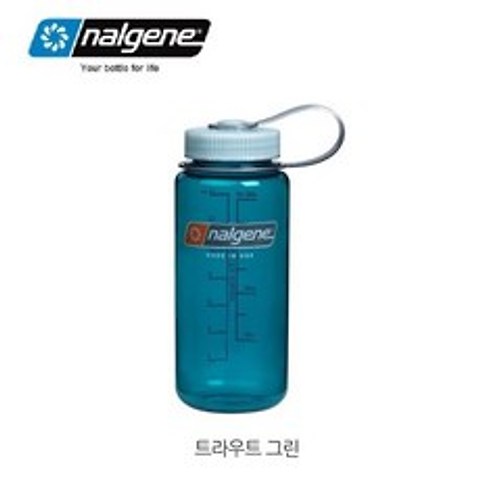 날진 트라이탄 루프통 0.5리터 스포츠물병 500ml, 트라우트 그린