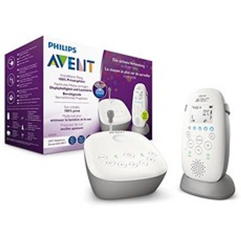 Philips Avent audio baby monitor SCD733 / 26 DECT technology eco mode starry sky 18 hours run ti