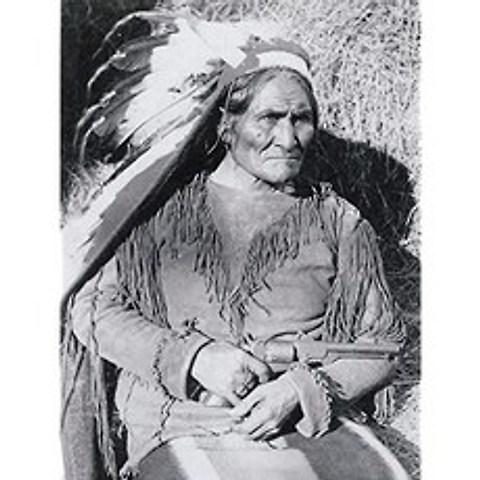 Gatsbe Exchange Geronimo (2) 아메리카 원주민 인도 사진 사진 8 x 10 1800 오래 된 서쪽에서 Sepia 톤, 본상품, 본상품