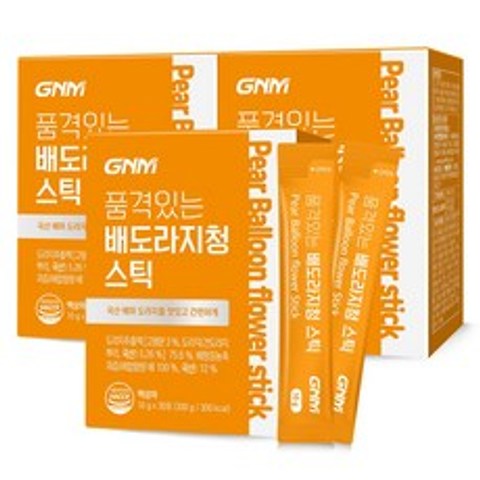 GNM자연의품격 품격있는 국산 배도라지청 스틱, 90포, 10g