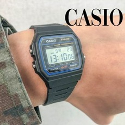 카시오 군인 군대 군용 군입대 훈련소 손목 전자시계 F모델
