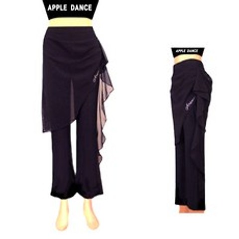 국산 Dance 블랙라인 랩바지 댄스바지 공연 행사 단체복 라인 재즈 밸리 난타 스포츠 댄스복 복, 기본 사선 랩바지 검정 XL