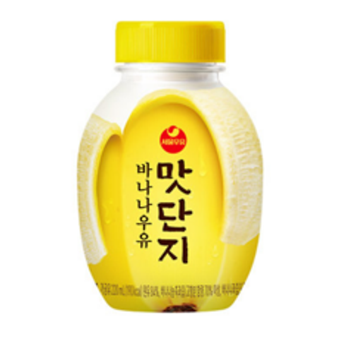 서울우유 맛단지 바나나우유 220ml×4개, 4개