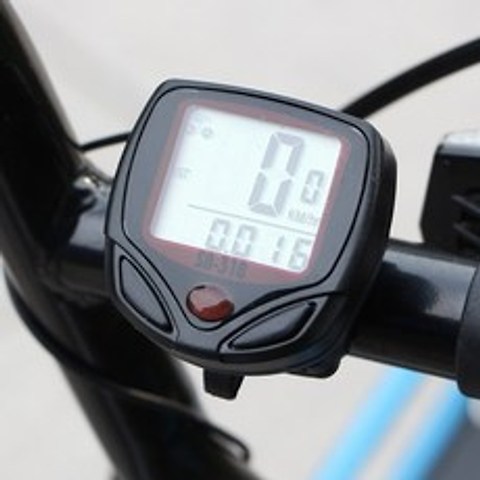 15기능 디지털 자전거 속도계 속도계거치대 싸이클용
