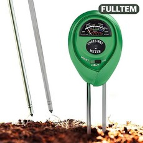 풀템 토양 수분 산도 측정기 pH미터 3종 기본형