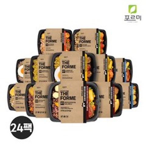 포르미 [더포르미 시즌2]영양잡곡밥 12종24팩 냉동 간편 점심도시락, 단품없음