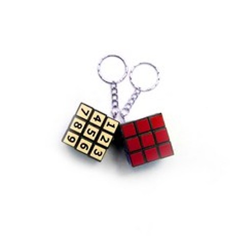 큐브 열쇠고리 3x3큐브 미니큐브 큐브 큐브퍼즐 열쇠고리