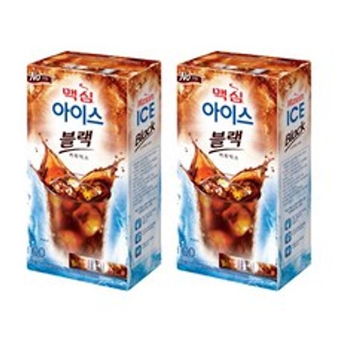 맥심 아이스 블랙 커피믹스 5.9g (100스틱 x 2박스), 200개