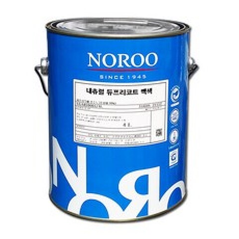 노루페인트 결로방지 수성페인트 듀프리코트 4L 무광, 화이트
