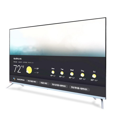 더함 UHD LED 125cm HDR 안드로이드 스마트 TV U501UHD, 스탠드형, 자가설치