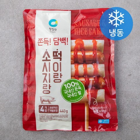 청정원 소시지랑 떡이랑 (냉동), 440g, 1개
