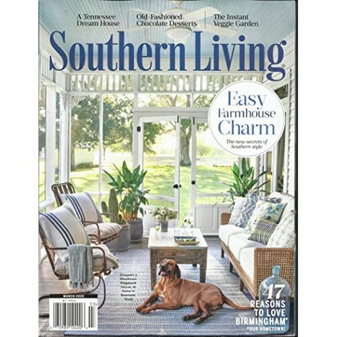남부 살아있는 잡지 쉬운 농가 매력 3 월 2020 Vol. 55 No.02 (참고 사항 :이 모든 잡지는 애완 동물 연기가없는 잡지입니다. 주소 라벨이 없습니다. (단일 이슈 잡지), 본상품